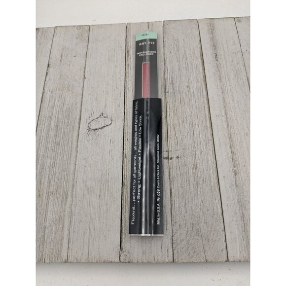 Vintage J&P Coats Flex Knit All Purpose Zipper 18" Red 128 - Picture 4 of 4